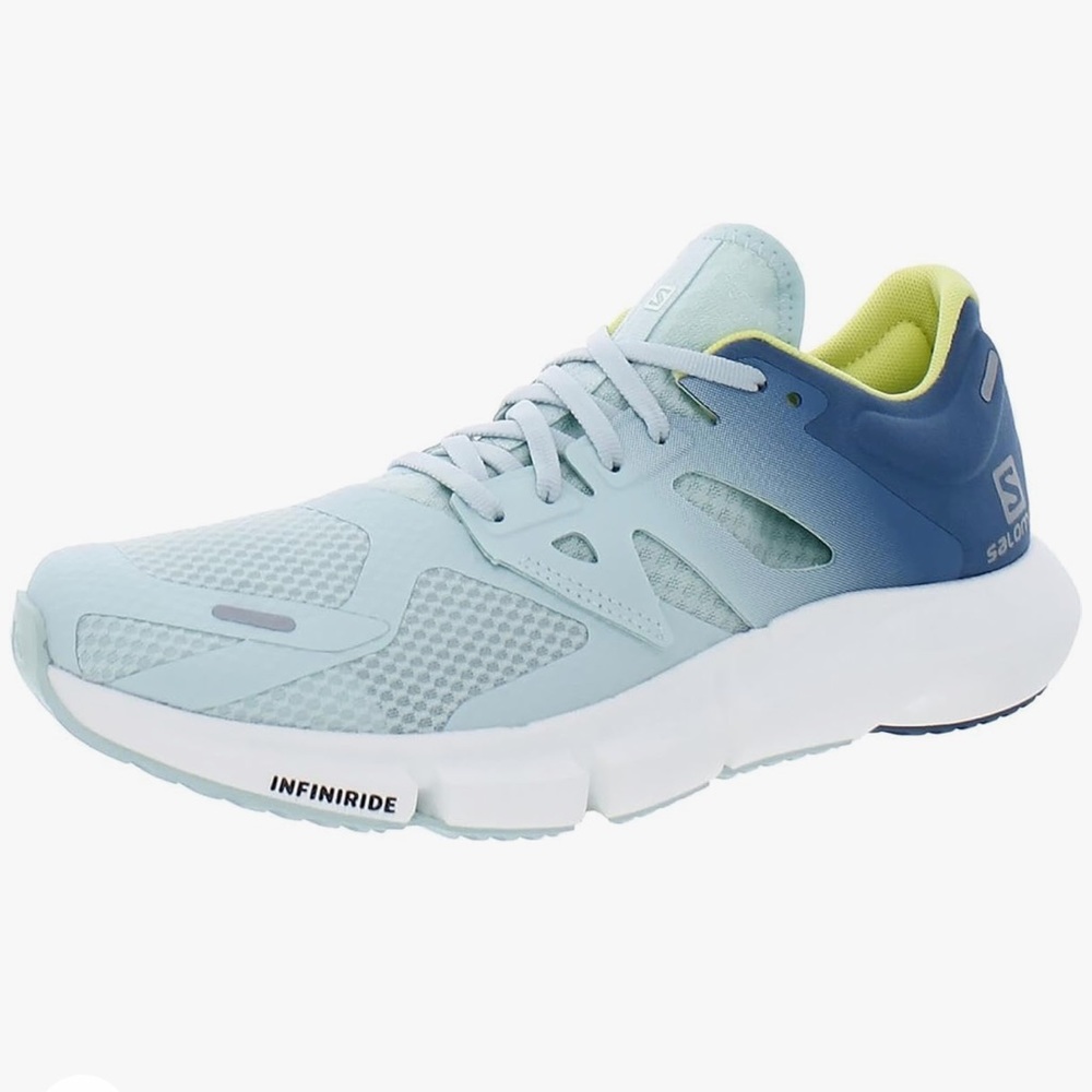 Salomon Women's Mint Green and Teal Athletic Shoes - Picture 8 of 8